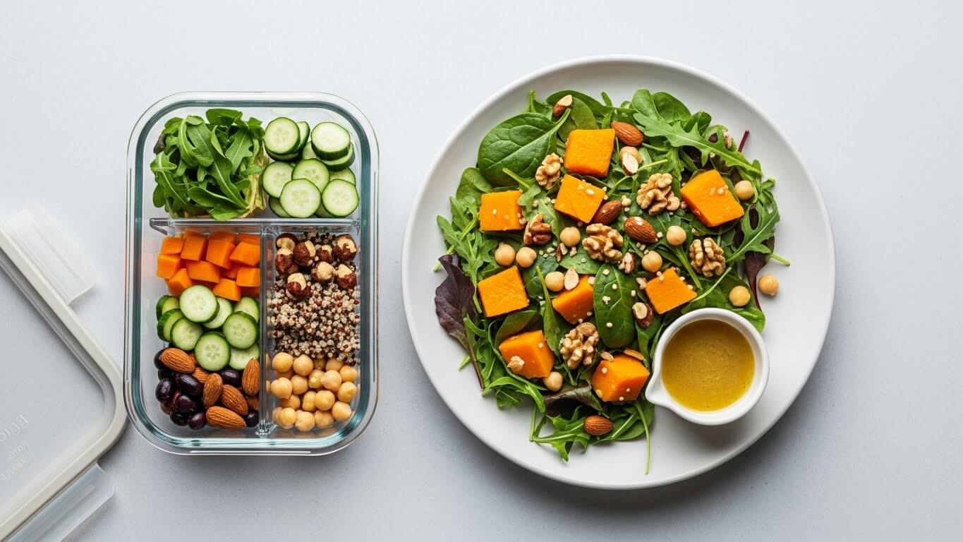 샐러드로 즐기는 늙은호박: 전통 재료의 현대적 변신