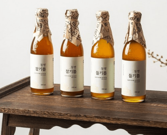 동명 저온 압착 통참깨 참기름 & 통들깨 들기름