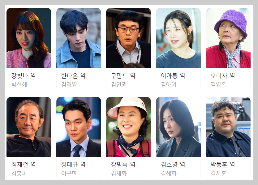 지옥에서 온 판사 출연진