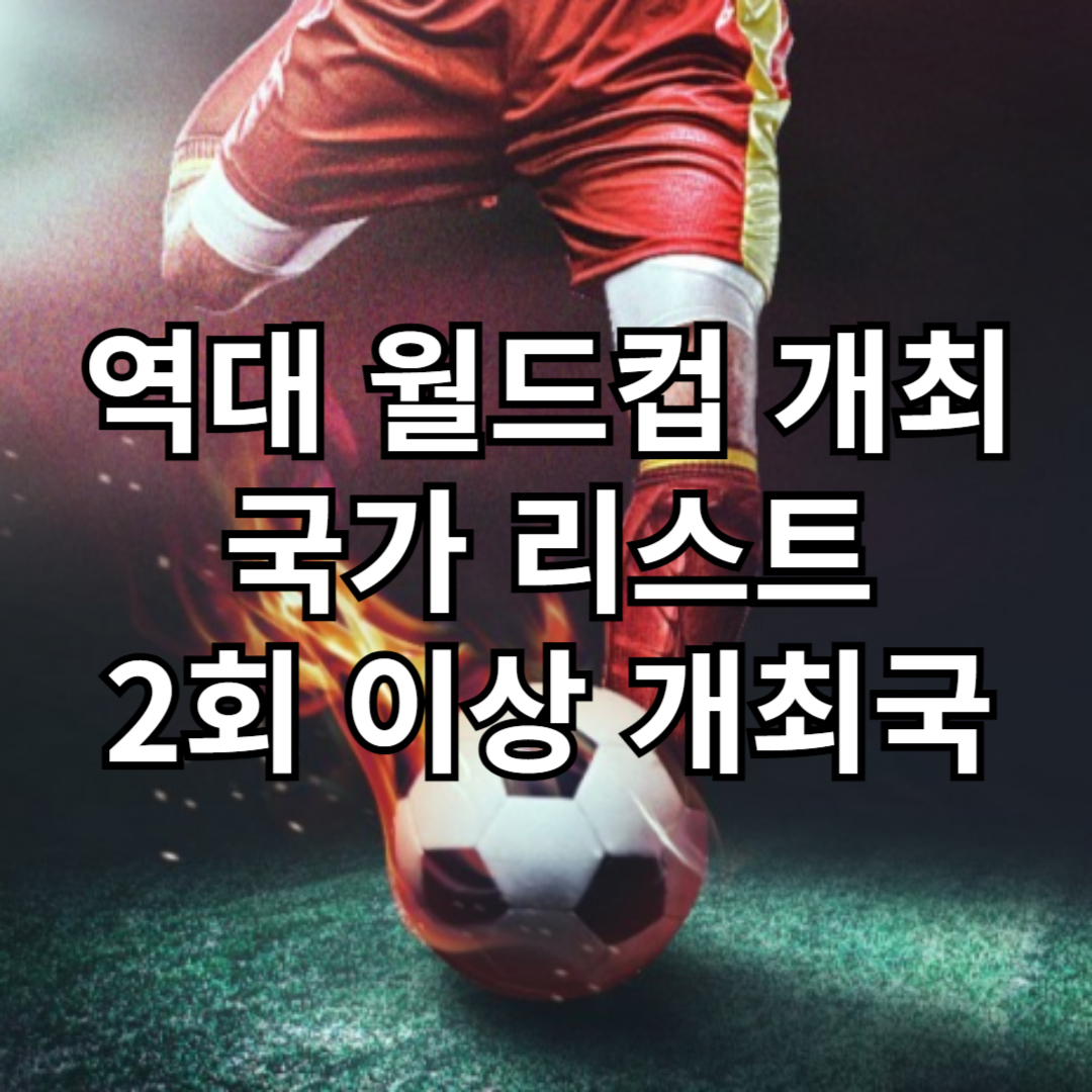 역대 월드컵 개최지