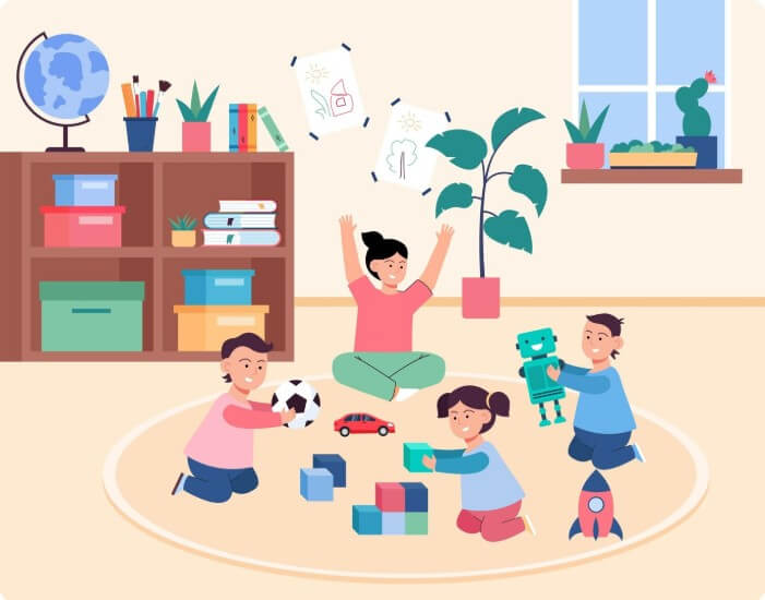 인지행동치료 중인 모습