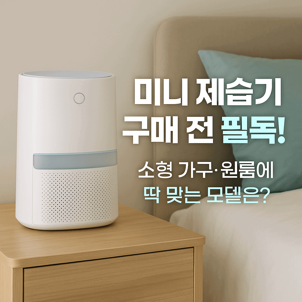 미니 제습기 구매전 필요한 모델 찾기