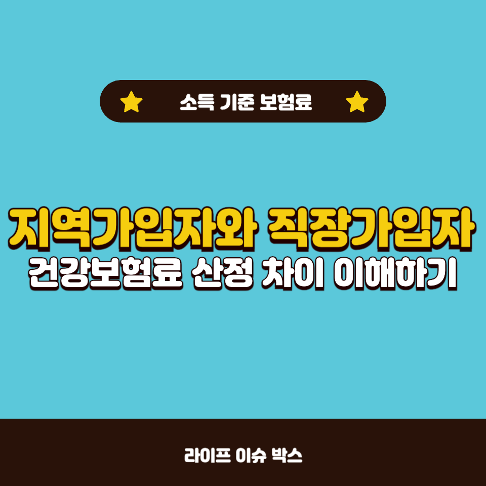 지역가입자와 직장가입자