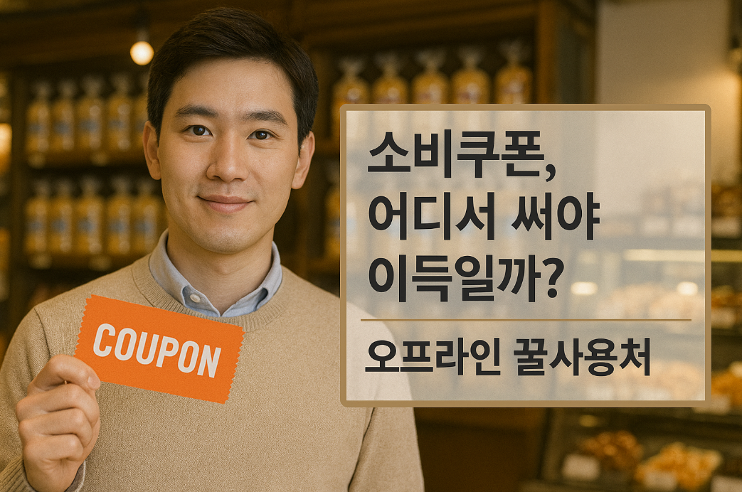 소비쿠폰, 어디서 써야 이득일까?