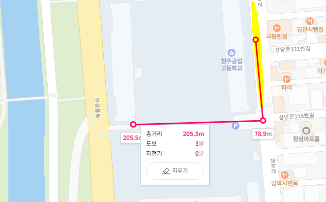 지도-청주공업고등학교