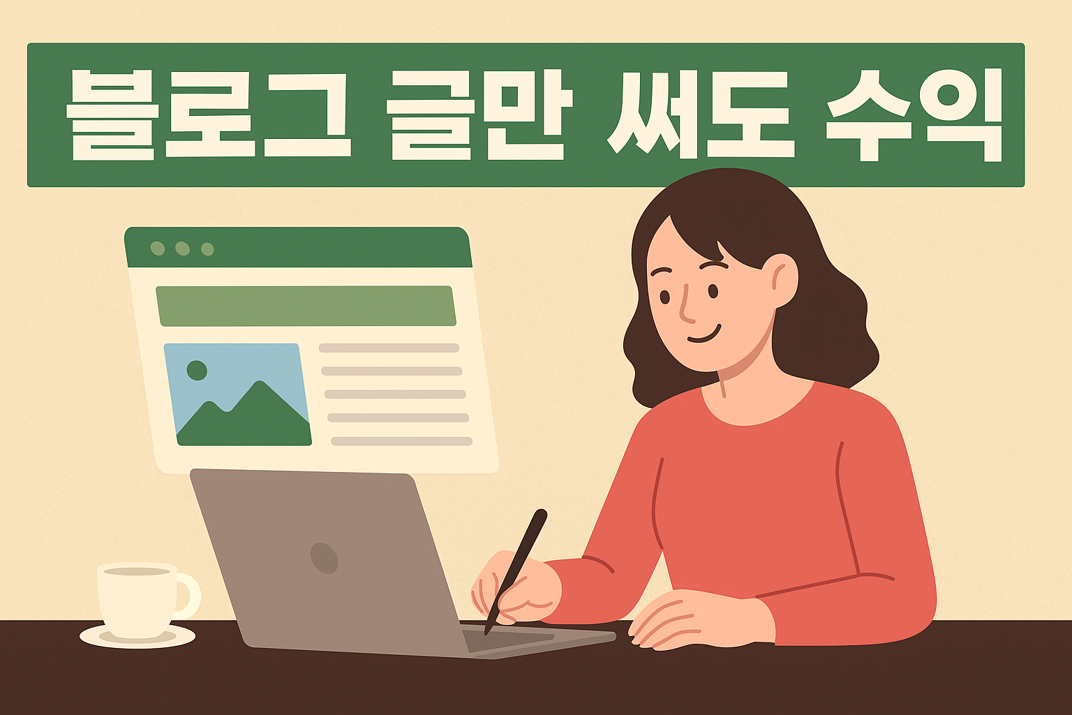 블로그 글만 써도 수익