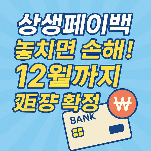 상생페이백 12월까지 연장