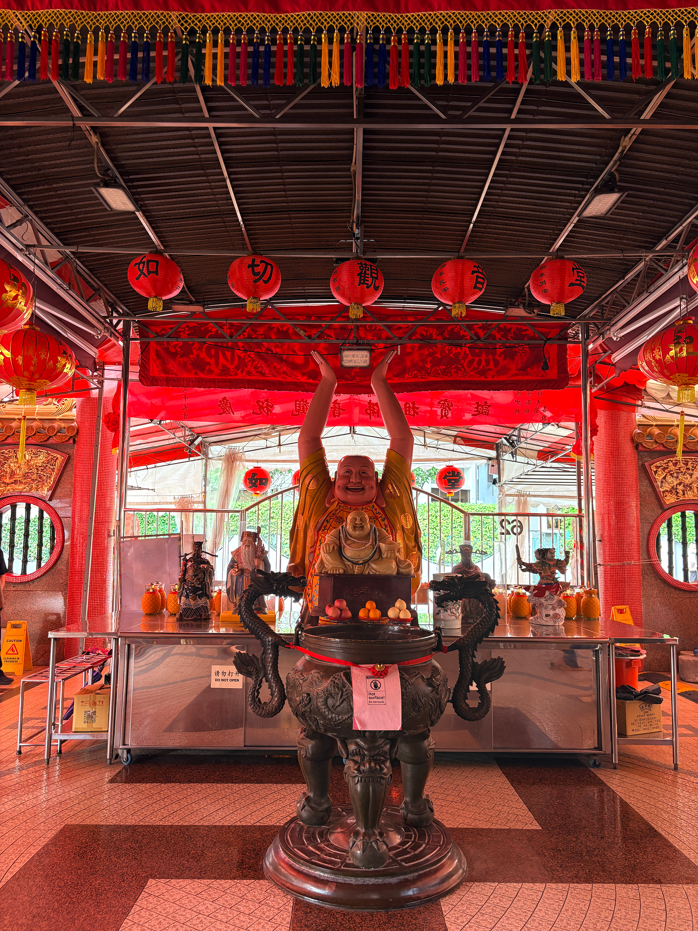 관음당(觀音堂&amp;#44; Kuan Im Tng Temple)의 포대화상 뒷면