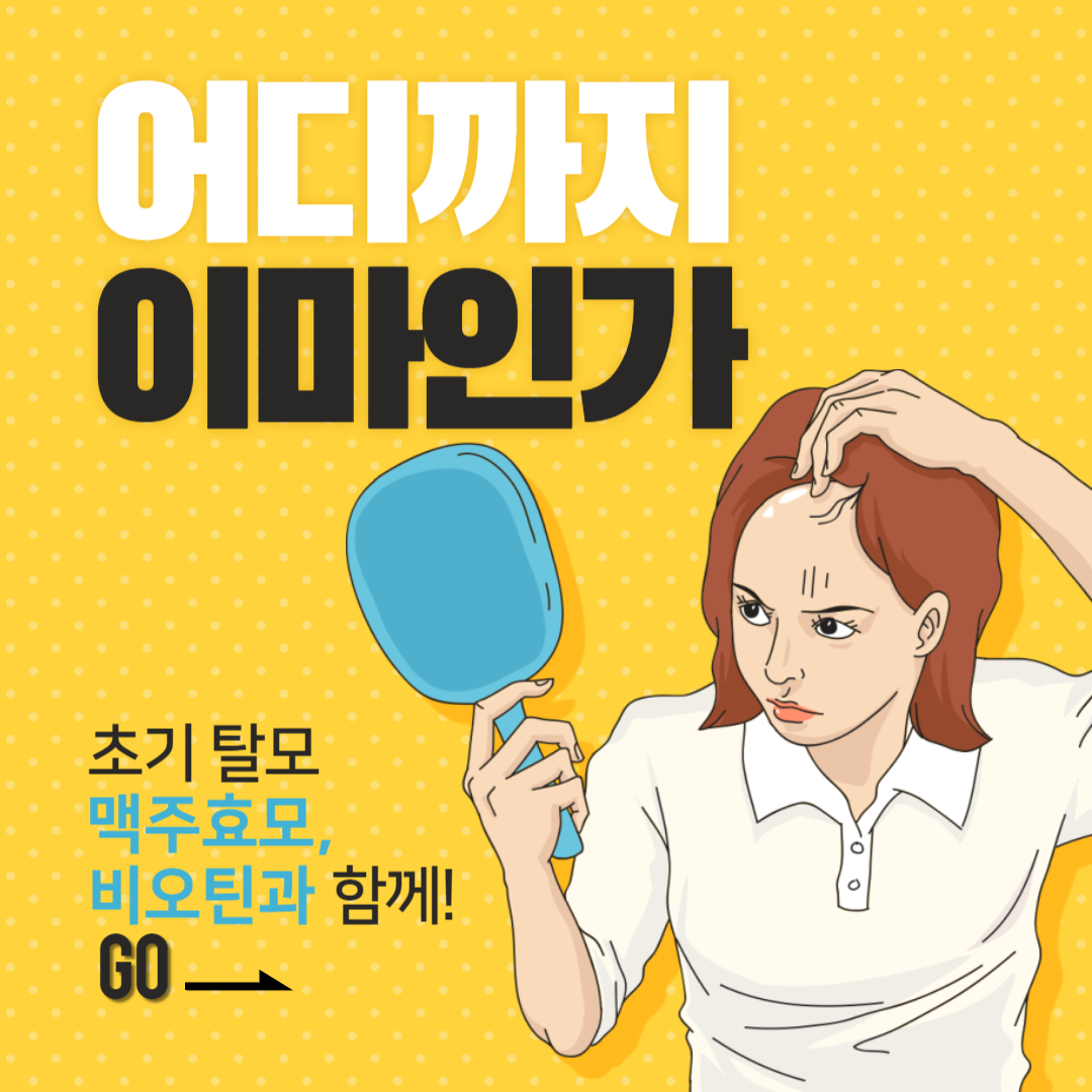 여성 탈모 해결책 : 맥주효모, 비오틴