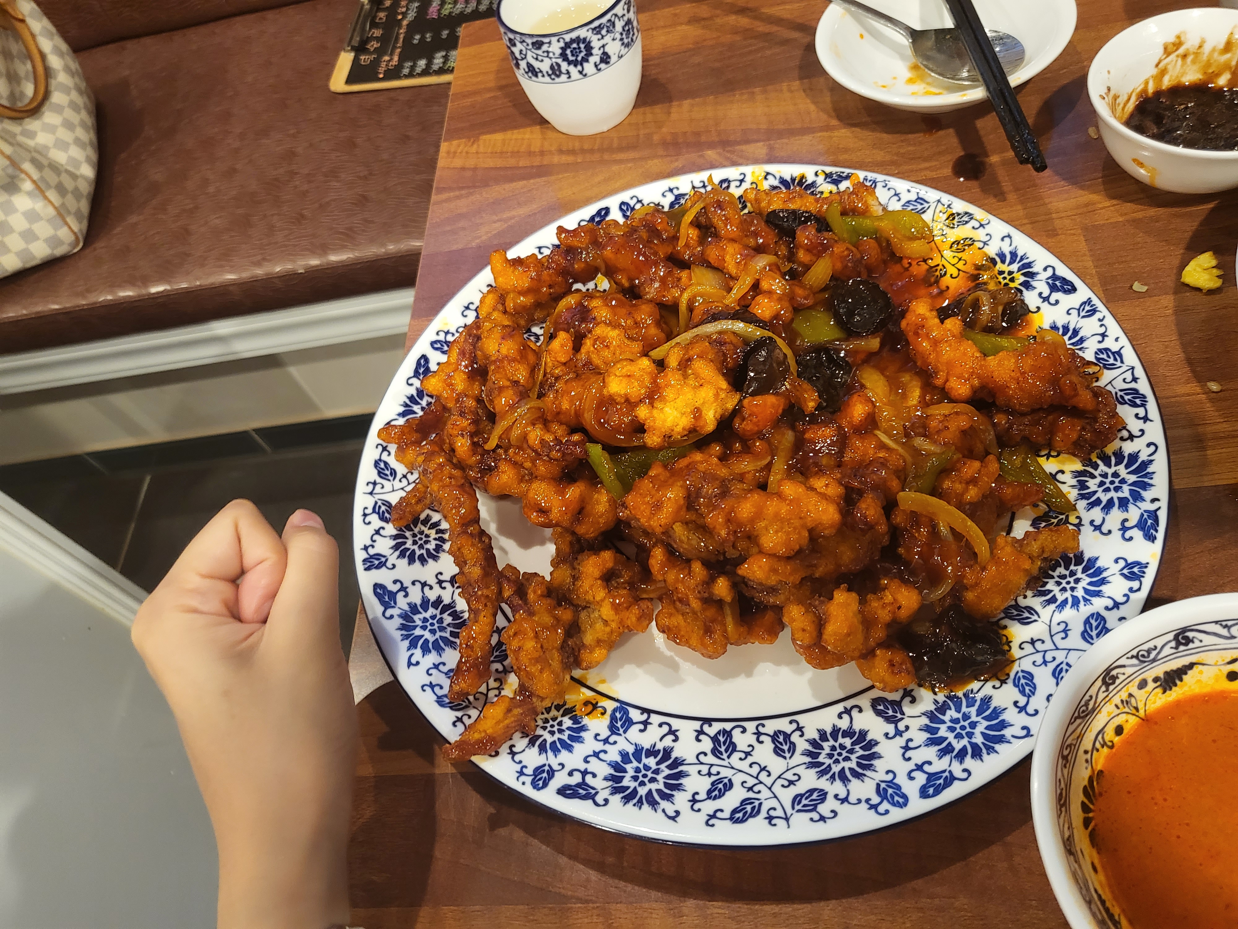 사천탕수육_사이즈_체감컷