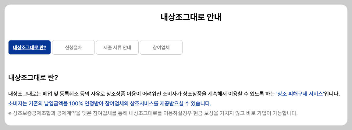 내상조그대로