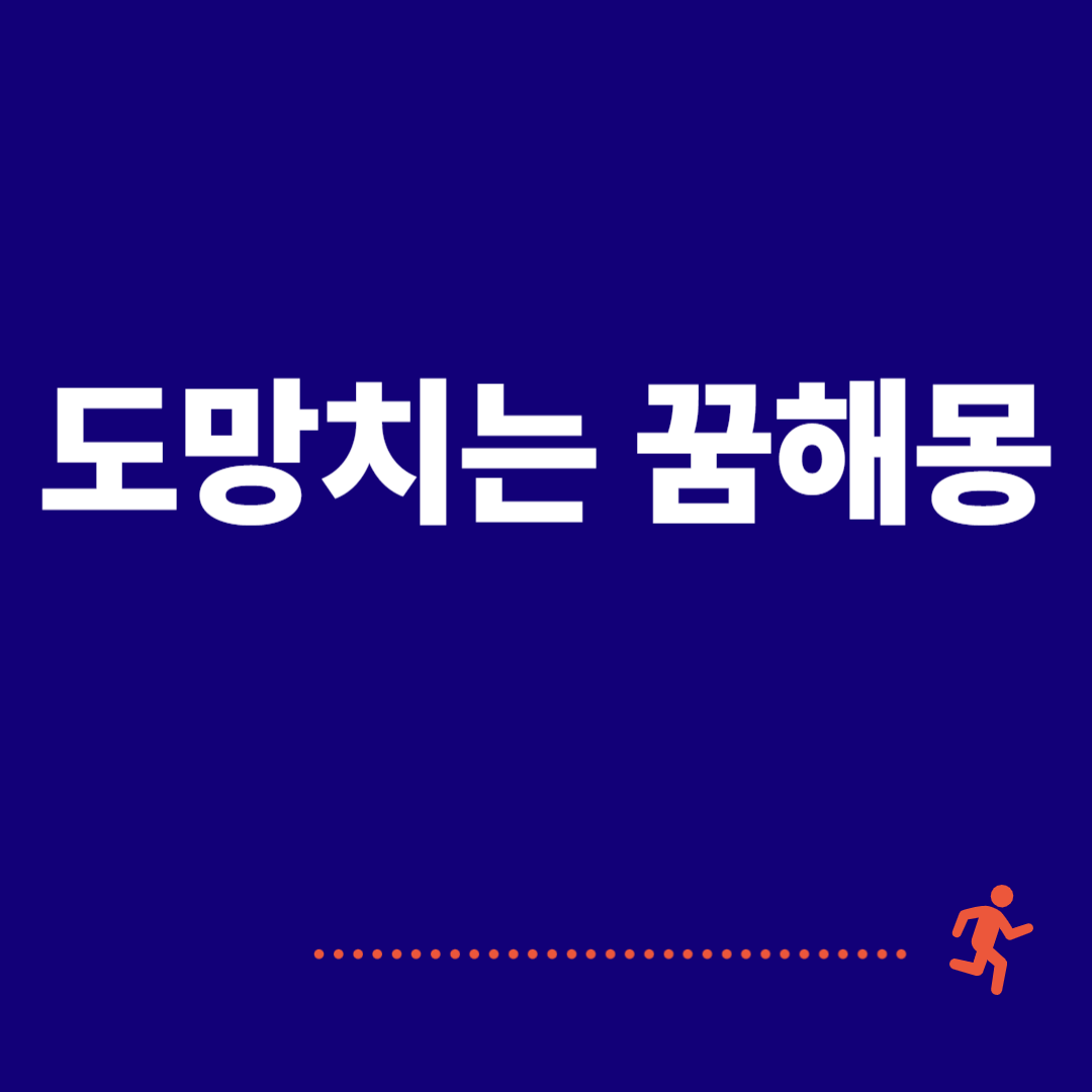도망치는 꿈