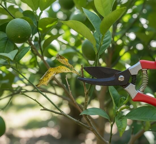 자몽나무 가지치기