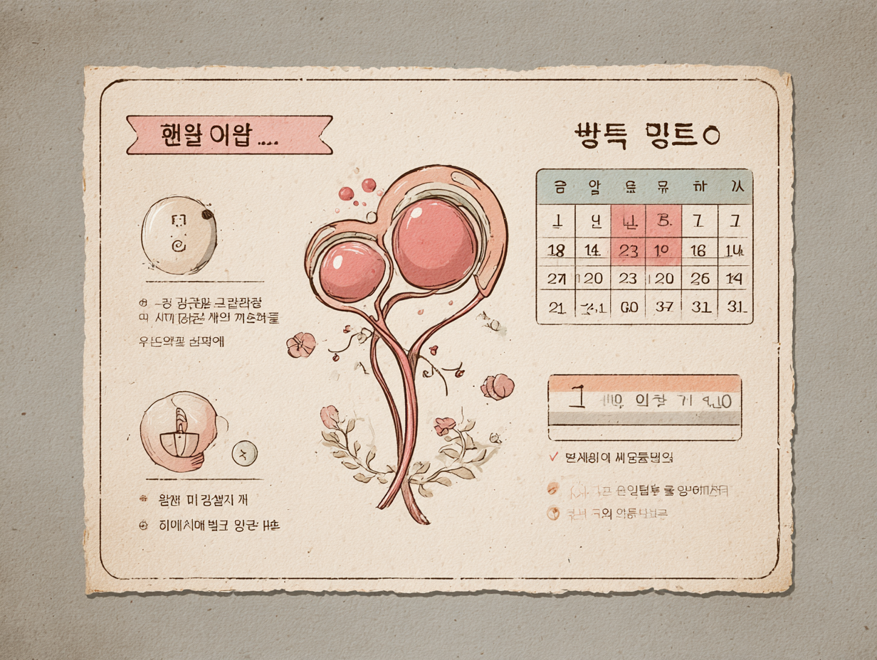 생리전 갈색냉