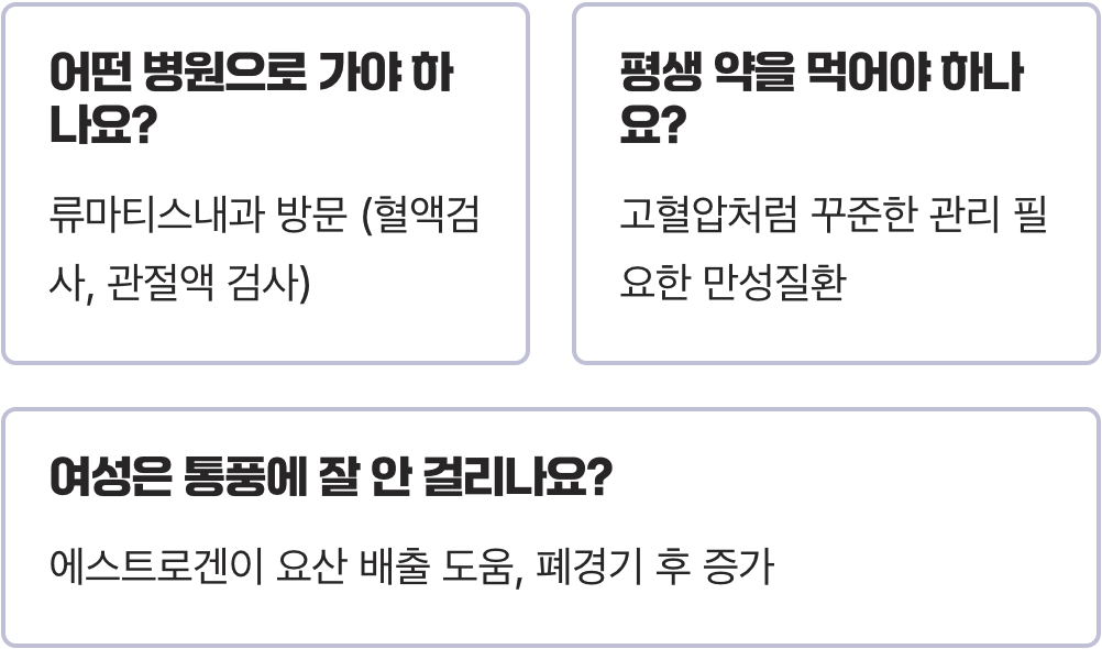 통풍초기증상 원인과 대표적인 특징&amp;#44; 요산 수치 상승이 주는 신호 정리