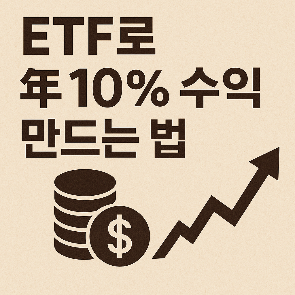 ETF로 연10%수익 만드는법 이미지