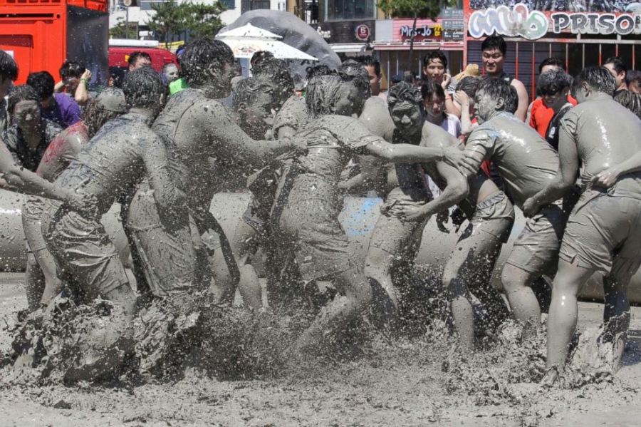 대천해수욕장과 보령 머드축제의 만남