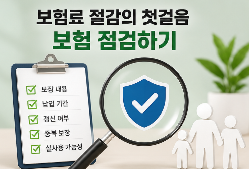 보험료 절감 방법: 보험 점검, 중복 보장 제거, 가성비 높은 보험상품 선택