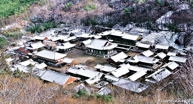 송광사 설경(松廣寺 雪景)