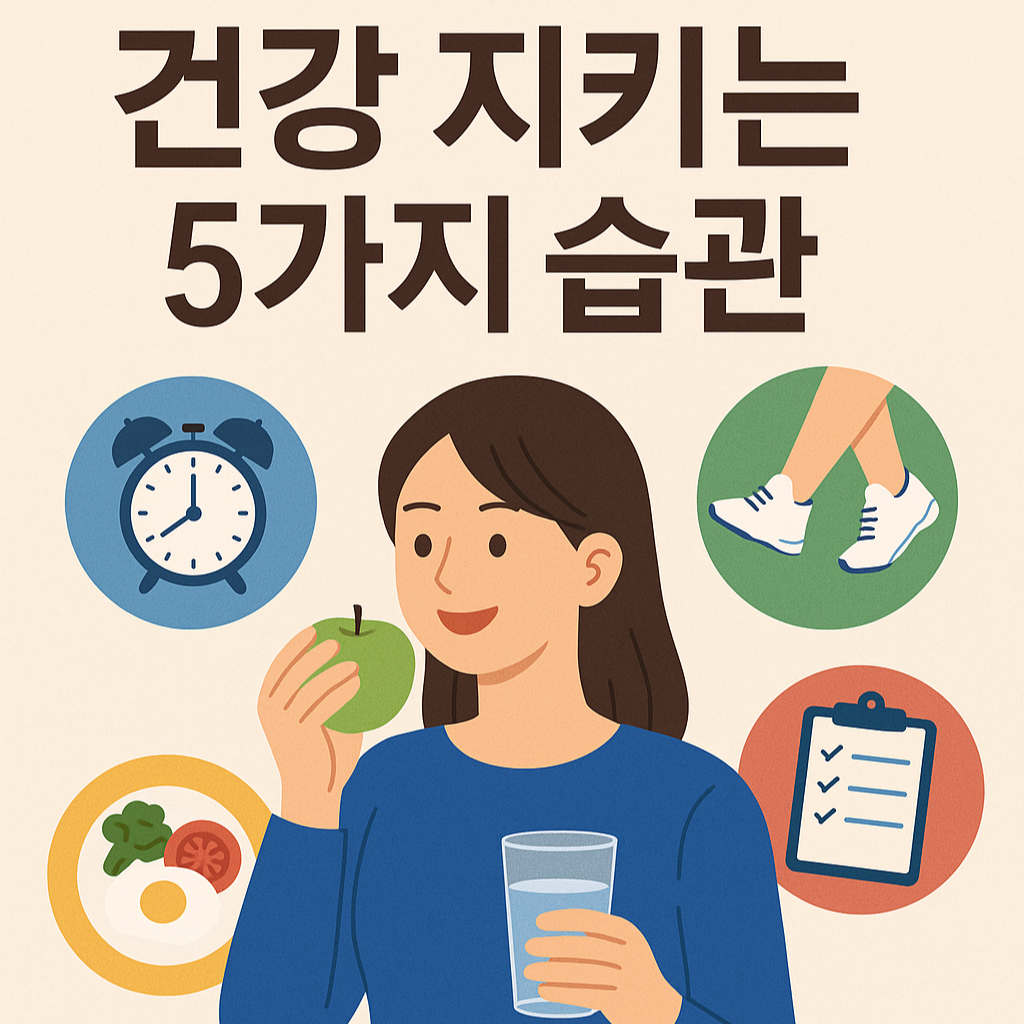 자취생이 챙겨야 할 기본 건강 습관 5가지