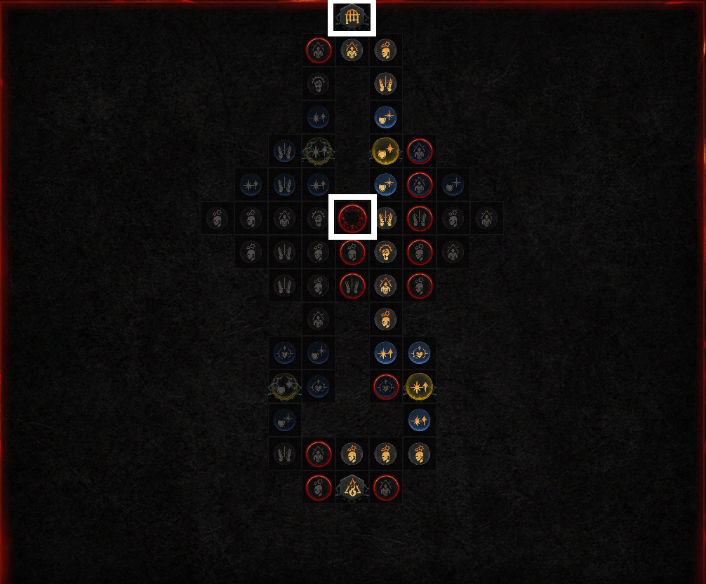 디아블로4 정복자, 파라곤 보드 연결하는 방법