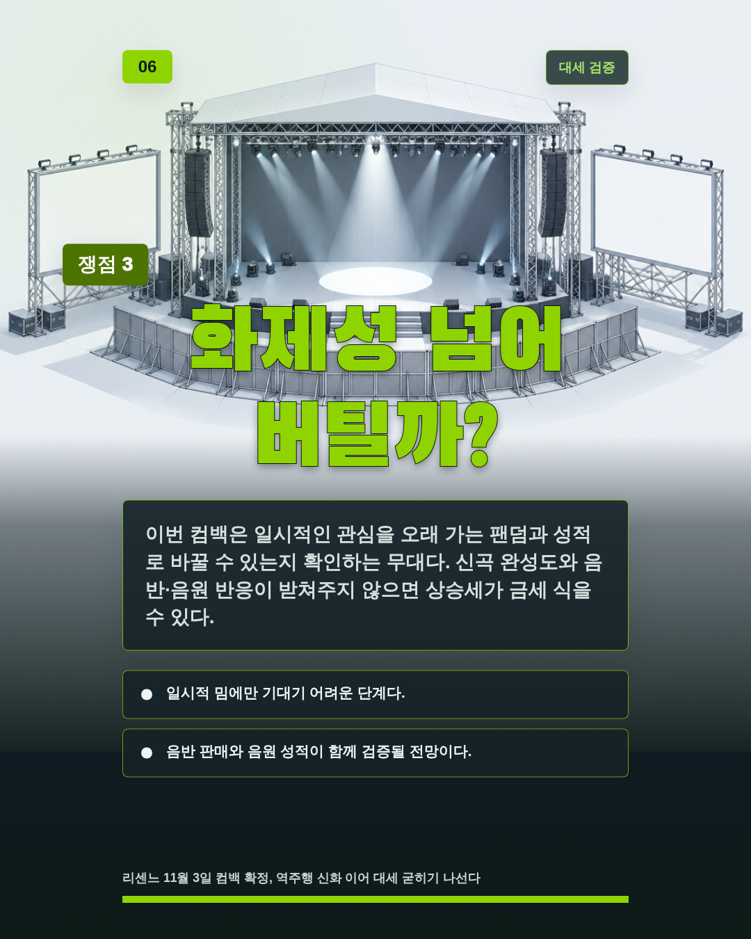 화제성 넘어 버틸까?