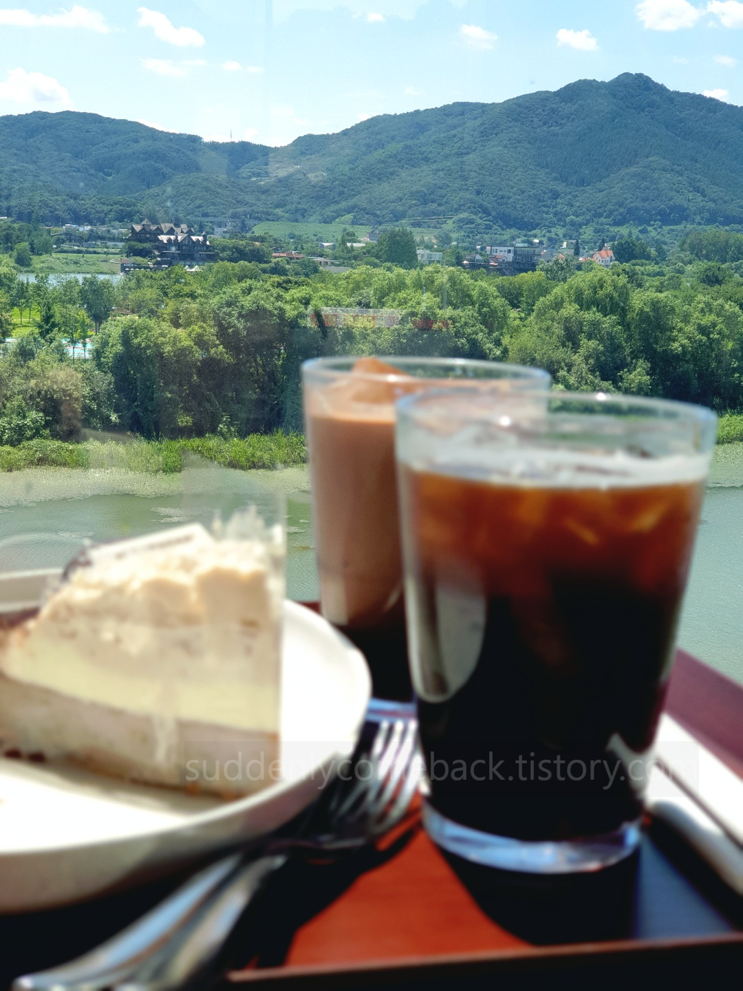 커피 너머 자연