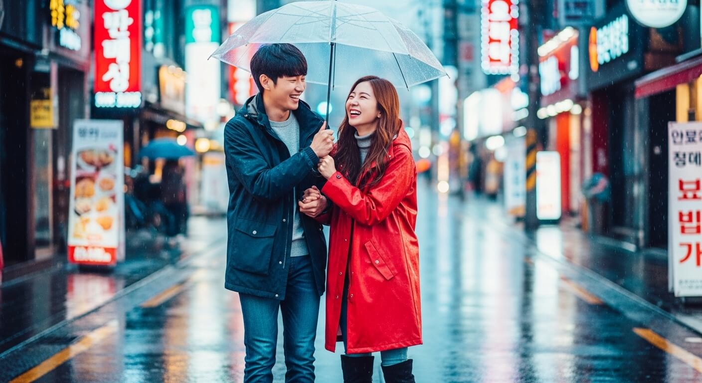 비오는날 인기 명소