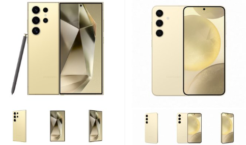 삼성전자의 콜롬비아 공식 파트너가 내년 1월 출시 예정인 갤럭시S24 울트라와 갤럭시S24 플러스 모델의 공식 렌더링 공개했다.