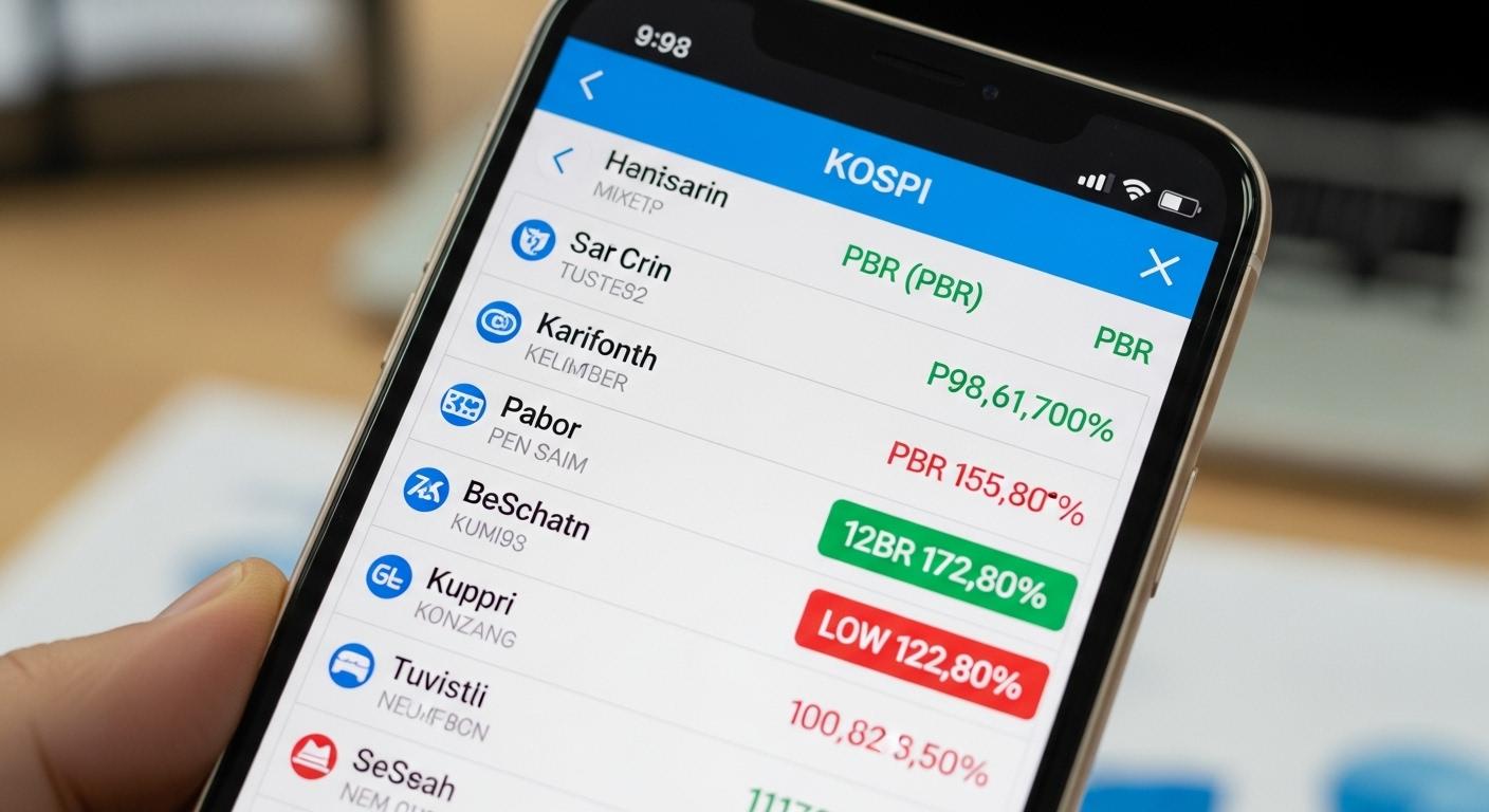 코스피 pbr 순위