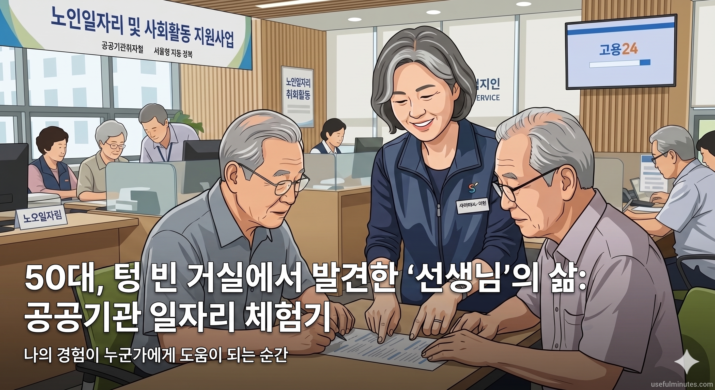 노인을 위한 공공기관 일자리