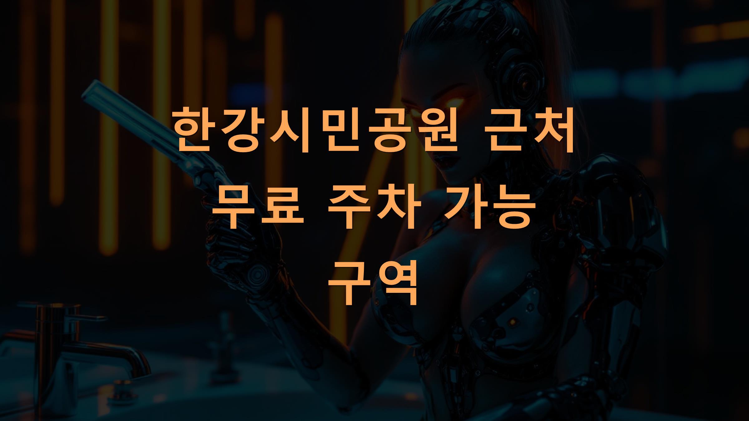 한강시민공원 근처 무료 주차 가능 구역