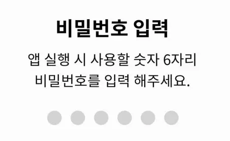 비밀번호입력