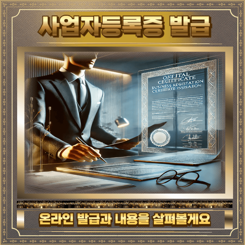 사업자등록증 온라인 발급