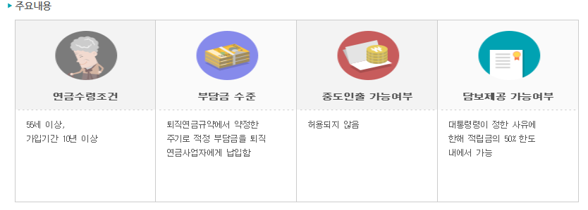 퇴직연금 제도 : 확정급여형(DB), 확정기여형(DC), 개인형퇴직연금(IRP)