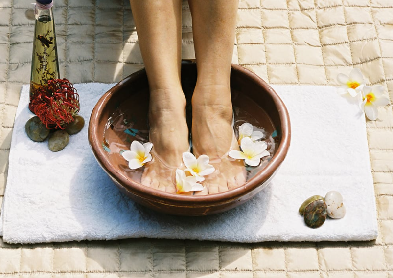 발바닥이 뜨거워요