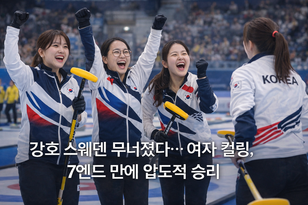여자 컬링, 강호 스웨덴 7엔드 완파 비결