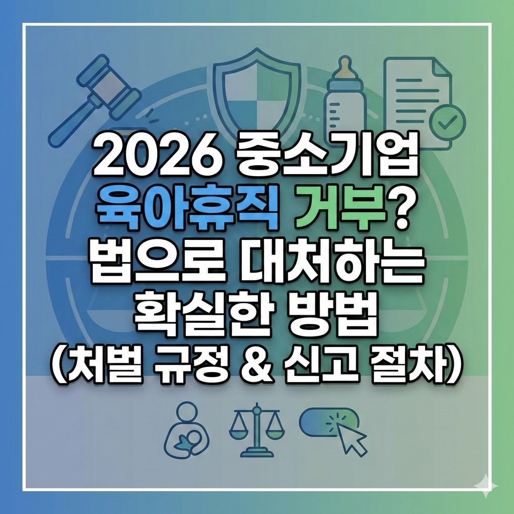 2026년 중소기업 육아휴직 거부 대처법과 처벌 규정 총정리