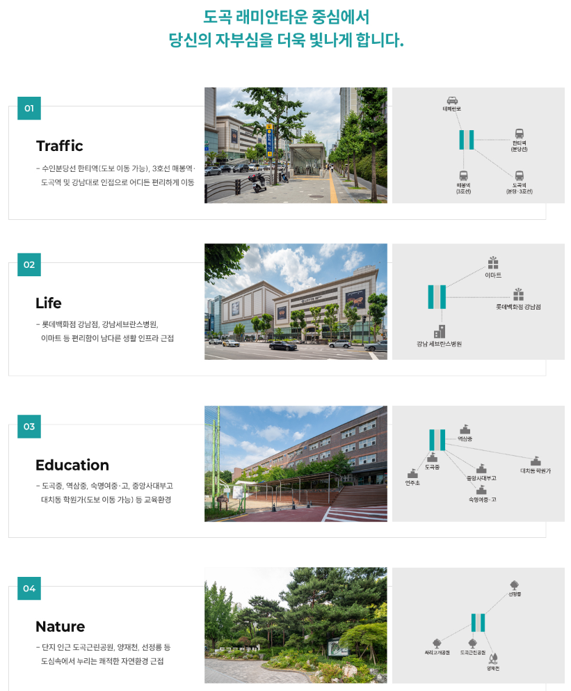 래미안 레벤투스 입지조건