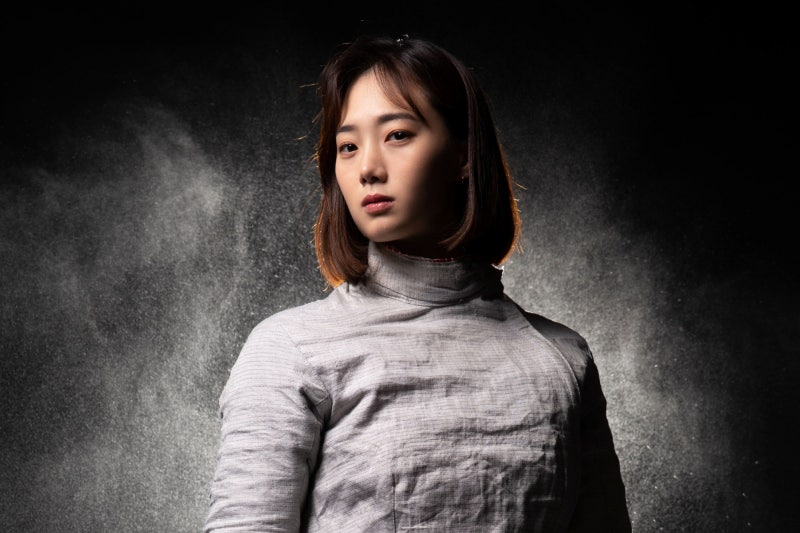 2024 파리올림픽 윤지수 펜싱 선수 &amp;#124; 출처: 네이버 스포츠