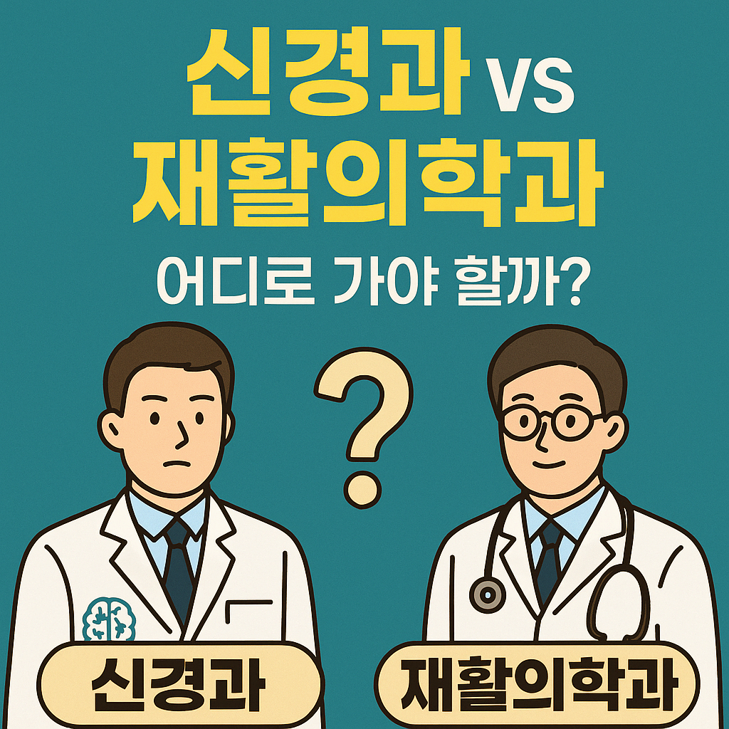 신경과 vs 재활의학과, 어디로 가야 할까?