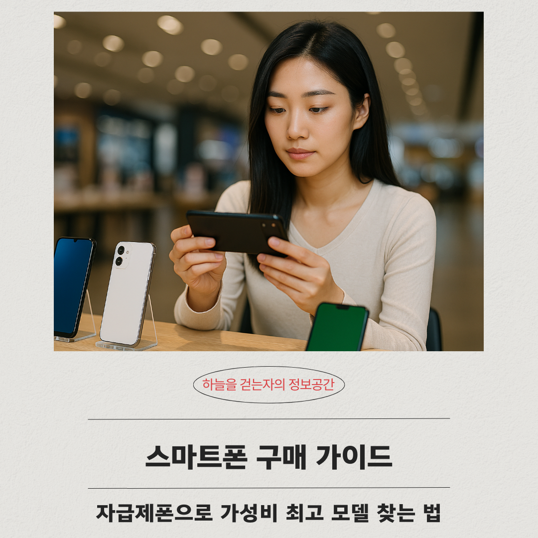 스마트폰 구매 가이드: 자급제폰으로 가성비 최고 모델 찾는 법