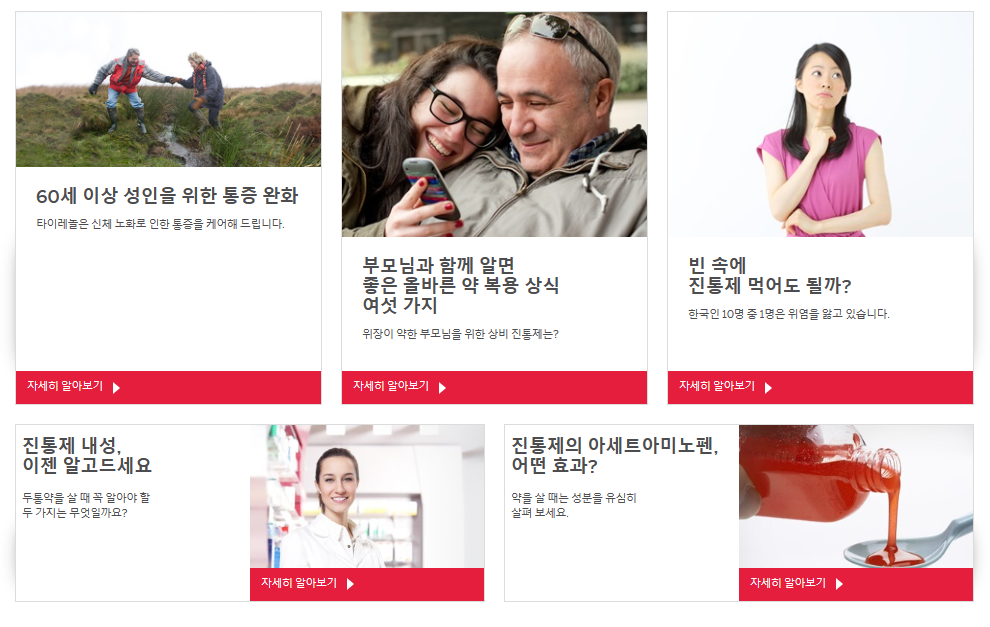 타이레놀의 제품 종류와 증상 및 치료 그리고 복용 방법