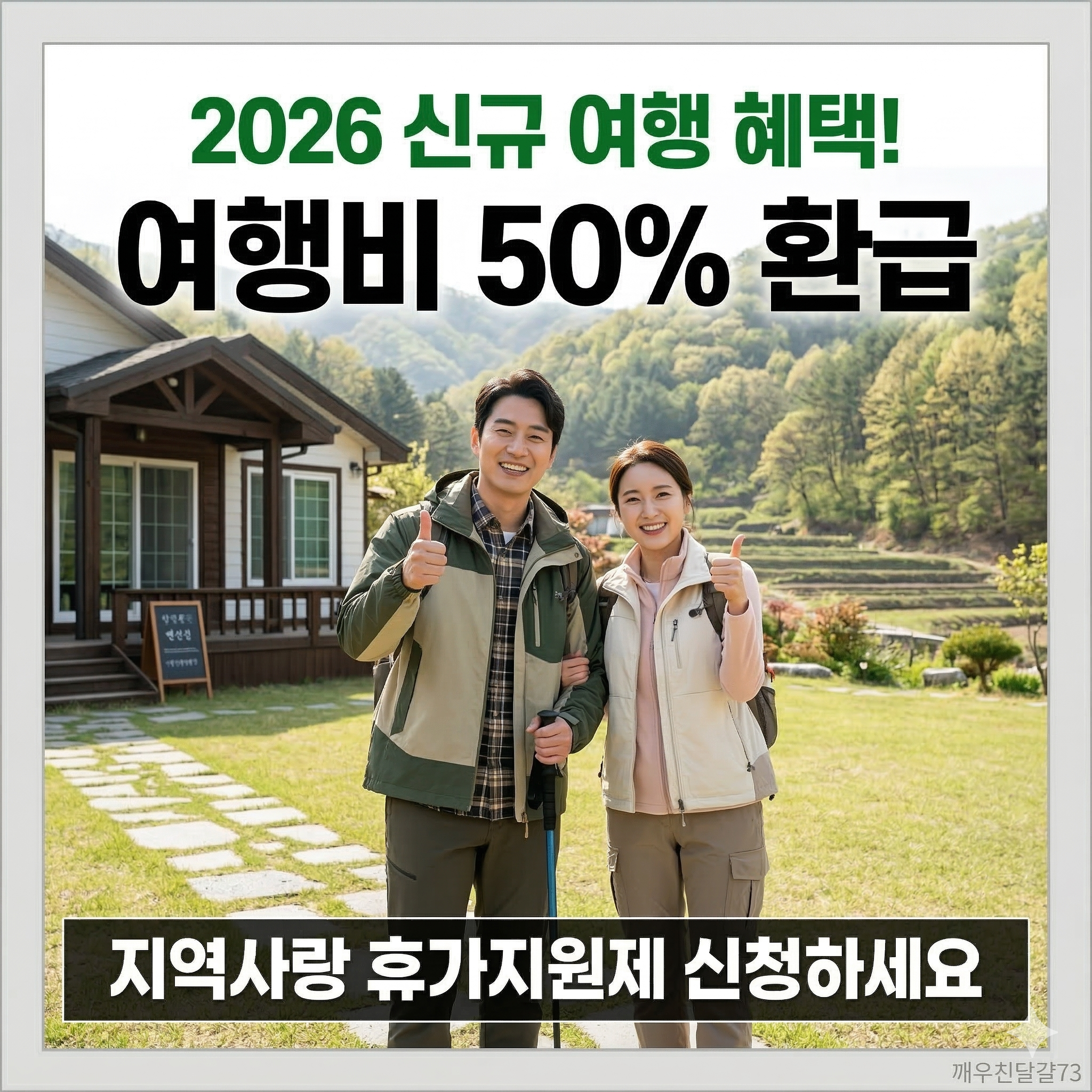 2026 지역사랑 휴가지원제 신청방법&middot;대상지역&middot;환급방법 총정리 (여행경비 50% 돌려준다!)