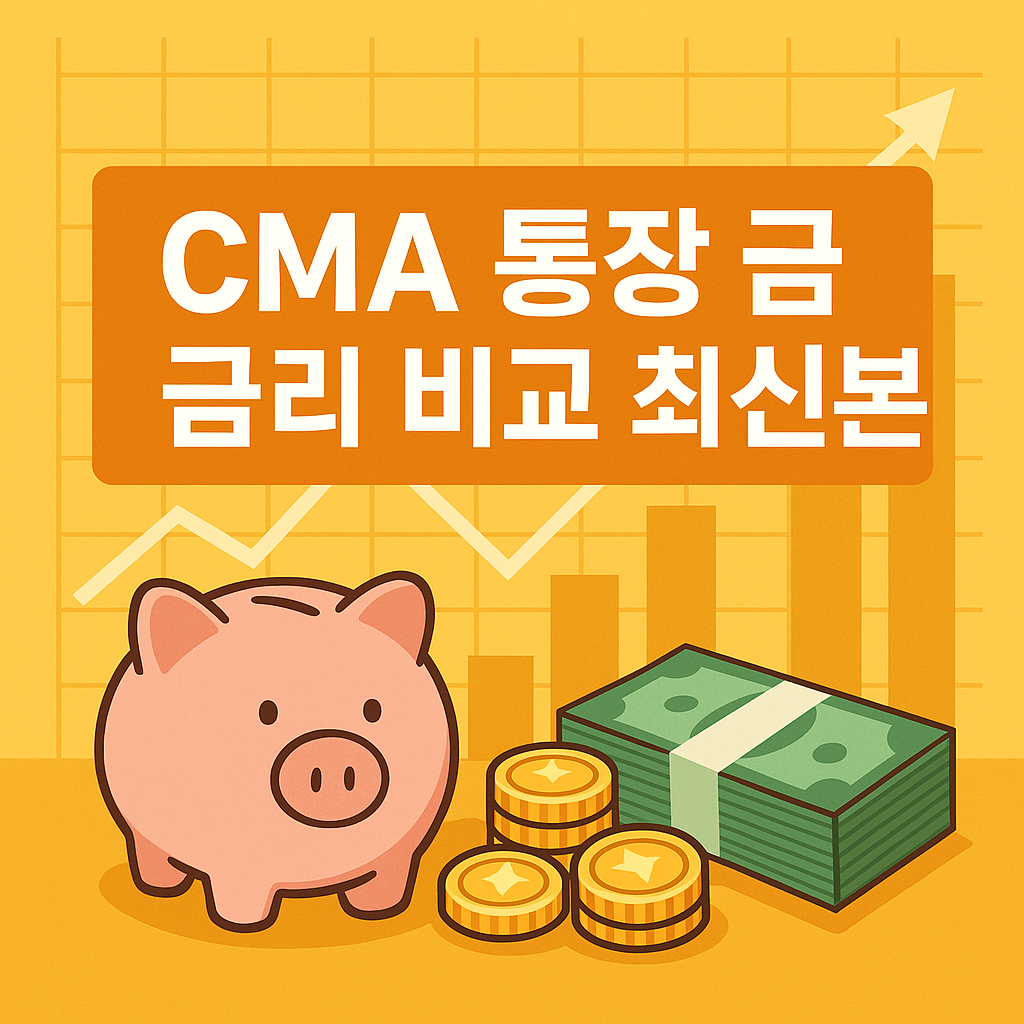 cma통장 금리비교 최신본