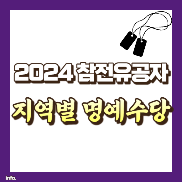 2024 참전수당 총정리 - 썸네일