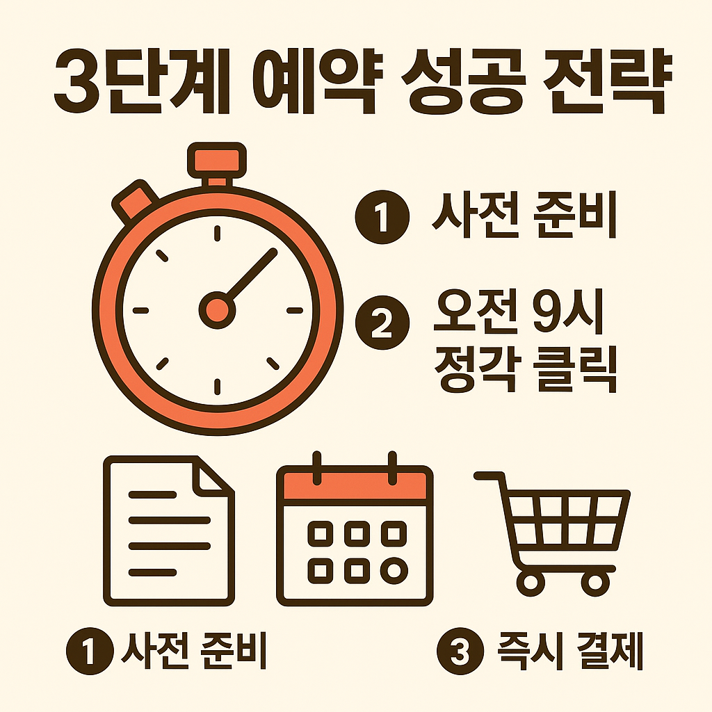 3단계 예약 성공 전략