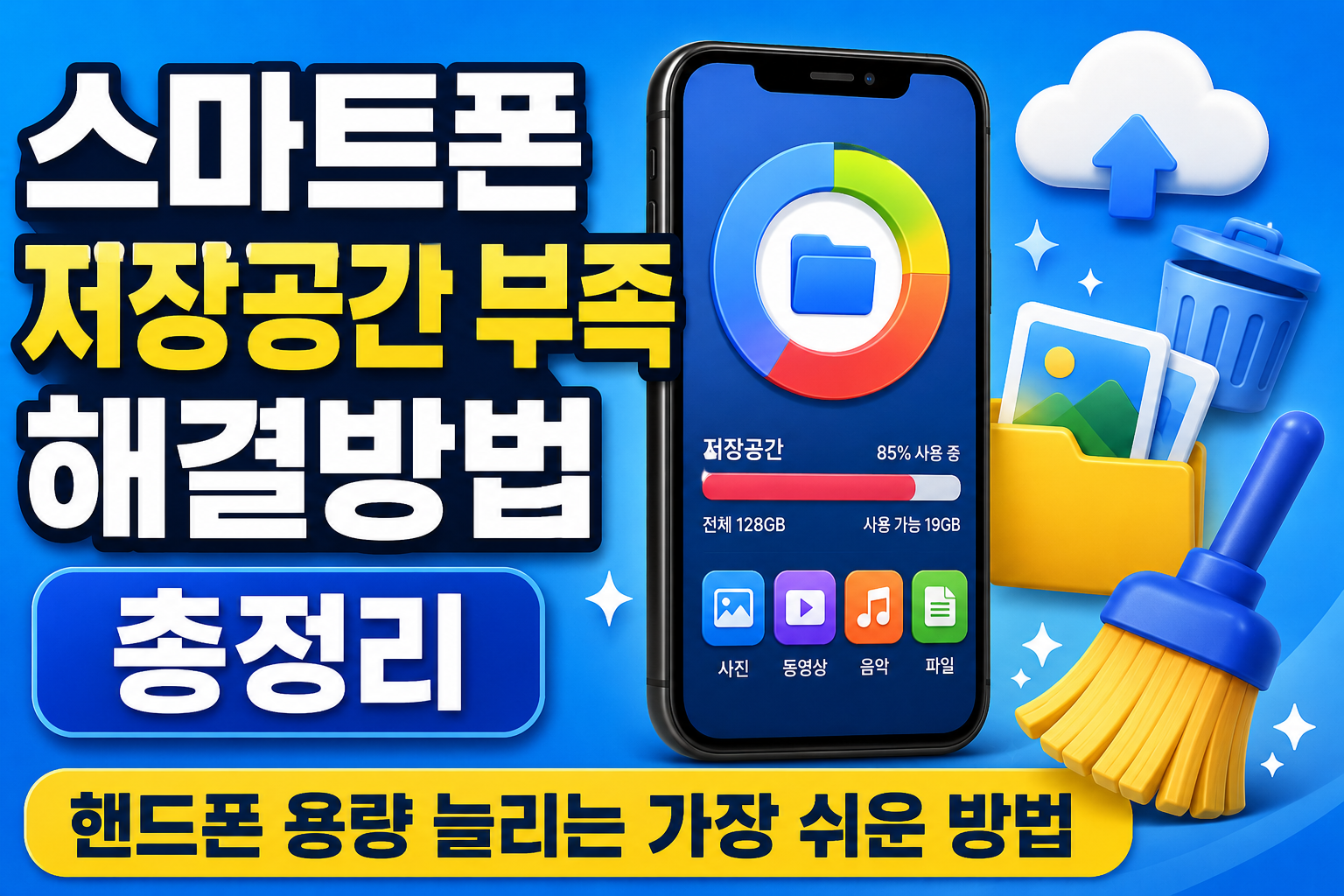 스마트폰 저장공간 부족 해결방법 총정리|핸드폰 용량 늘리는 가장 쉬운 방법 관련 사진