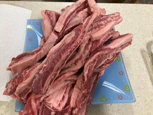 코스트코 추천템 진공갈비살 손질 후기 내돈내산