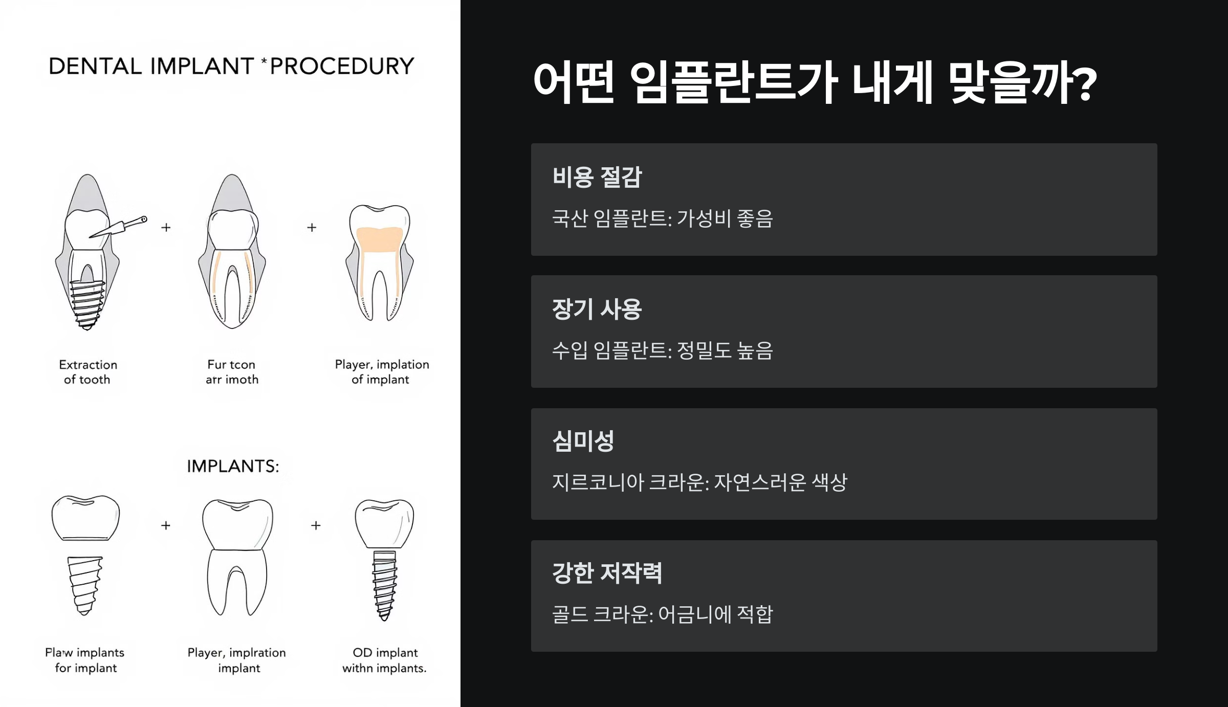 어떤 임플란트가 내게 맞을까?